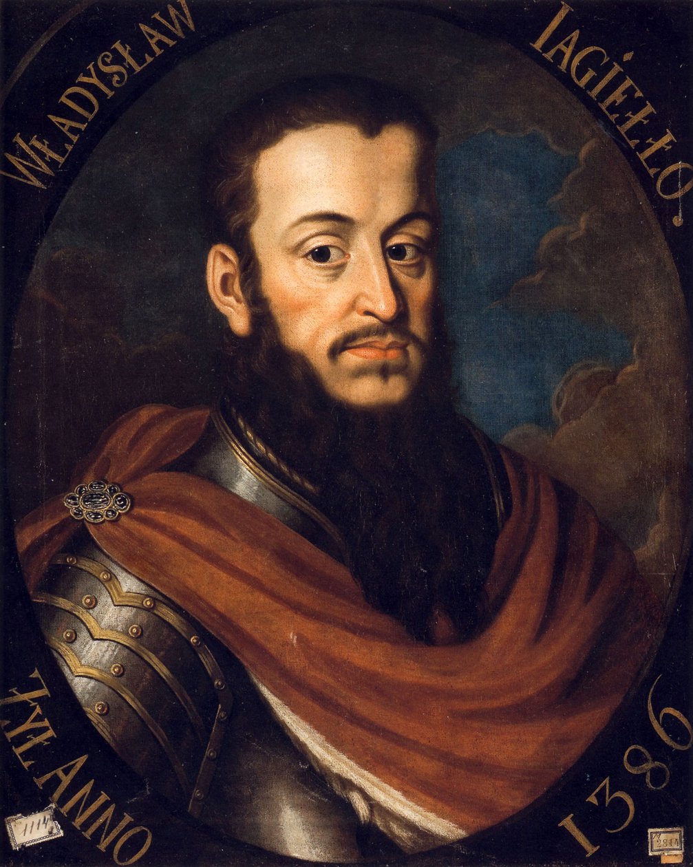 Kuningas Vladislav II:n muotokuva. Jagiello, 1790 tekijältä Marcello Bacciarelli