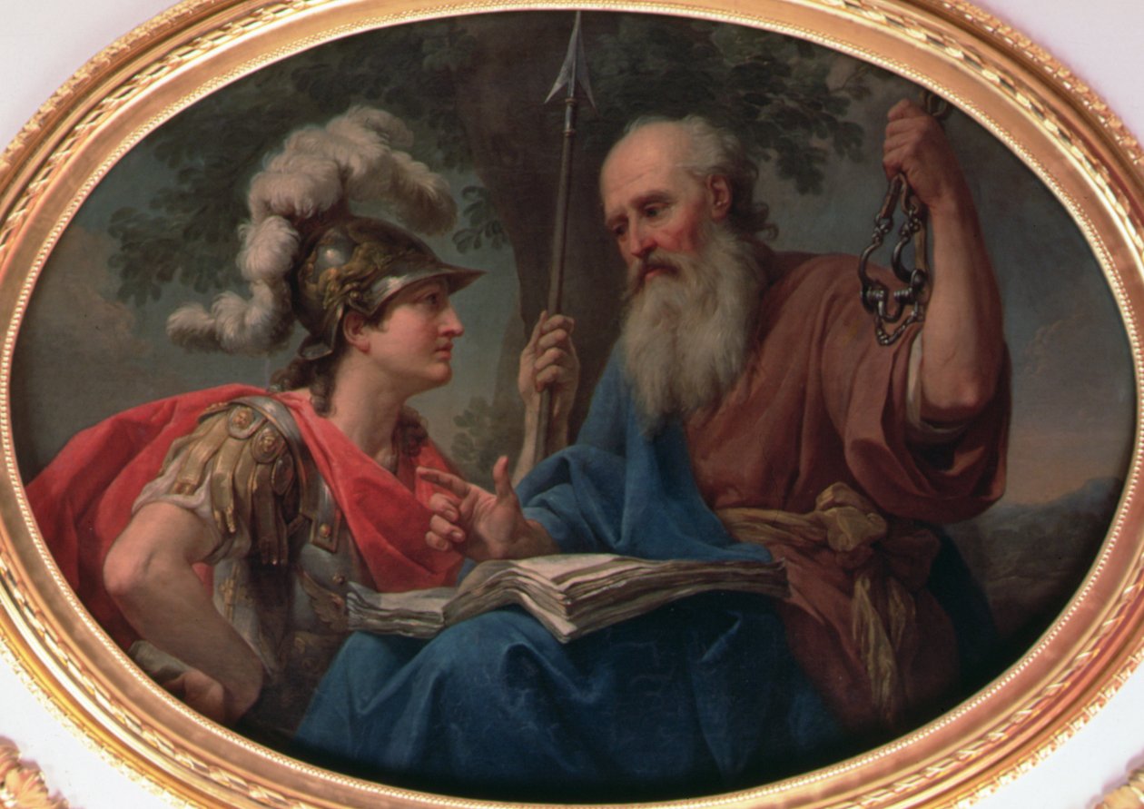 Wisdom, n. 1777 (öljy kankaalle) tekijältä Marcello Bacciarelli