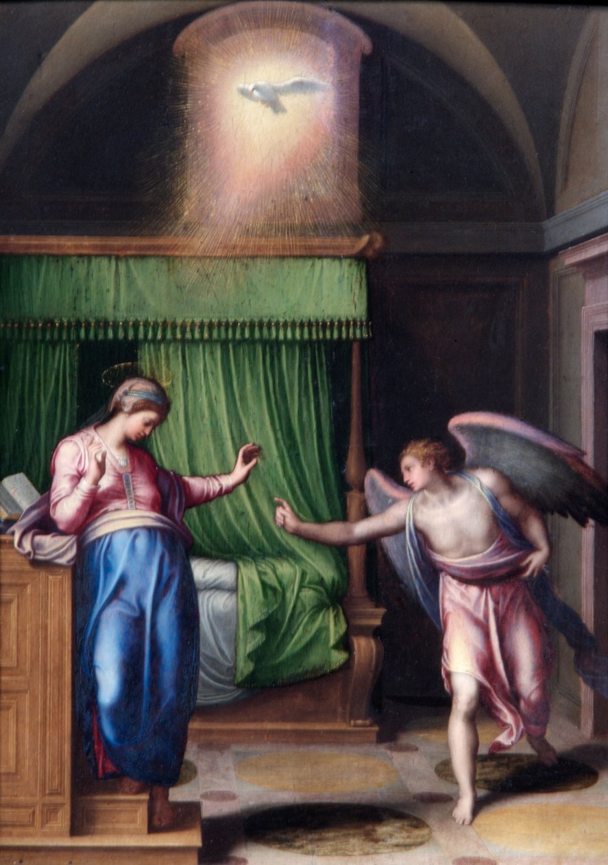 A Anunciação (óleo sobre painel de álamo) finlandês tekijältä Marcello Venusti