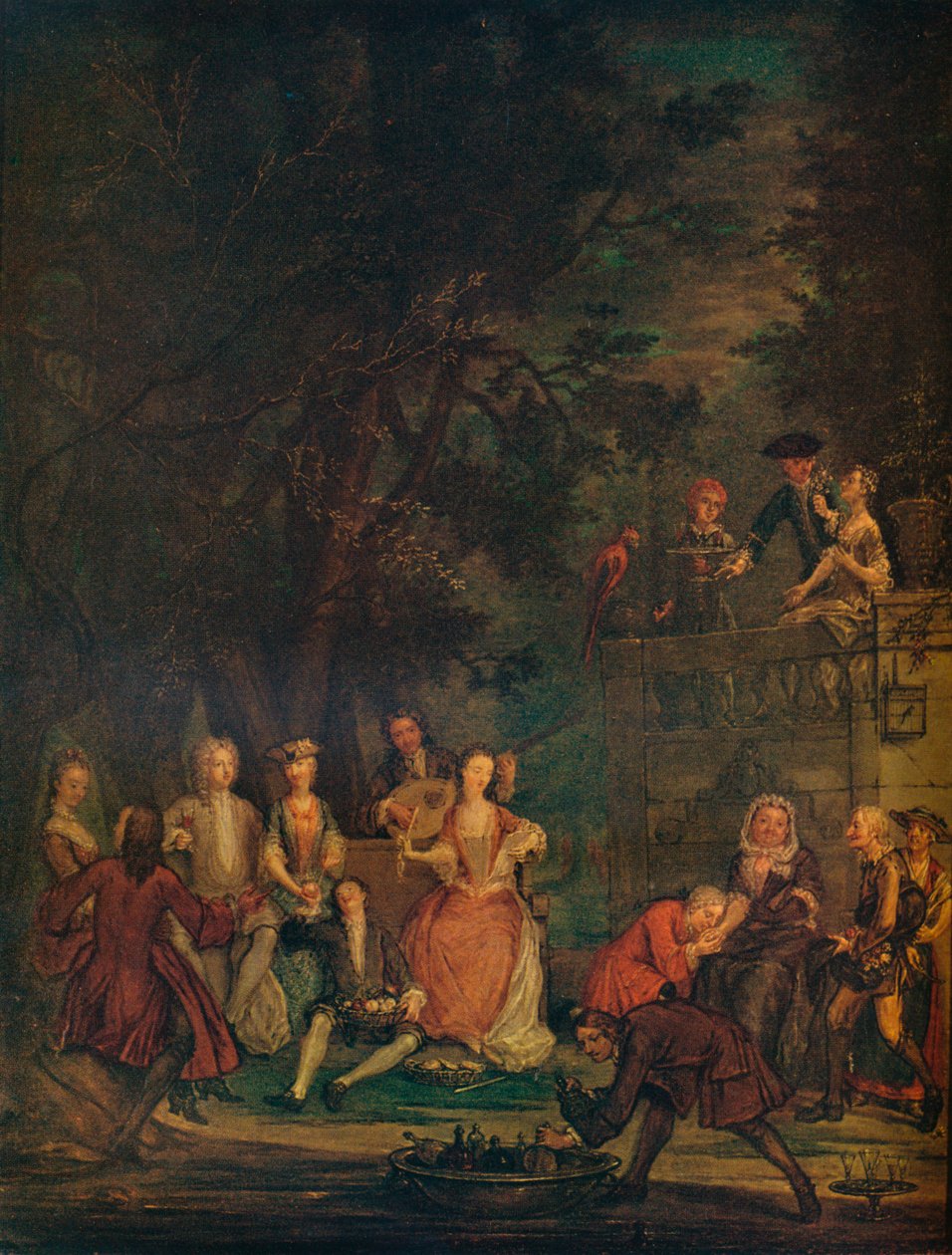 Keskustelukappale, c1700 1931 tekijältä Marcellus Laroon the Younger