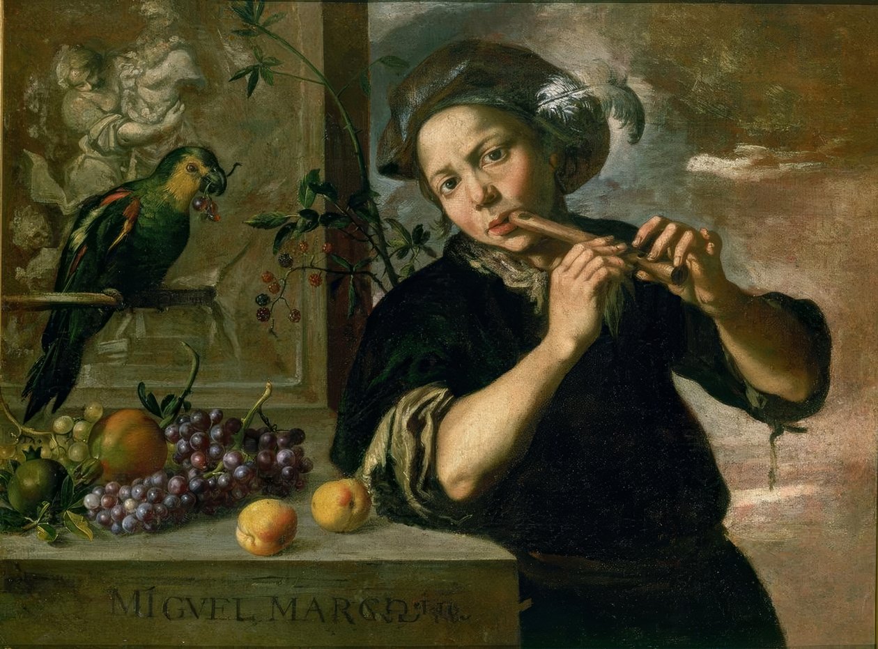EL OIDO O LA ALEGORIA DEL OTOÑO S XVII tekijältä March Miguel