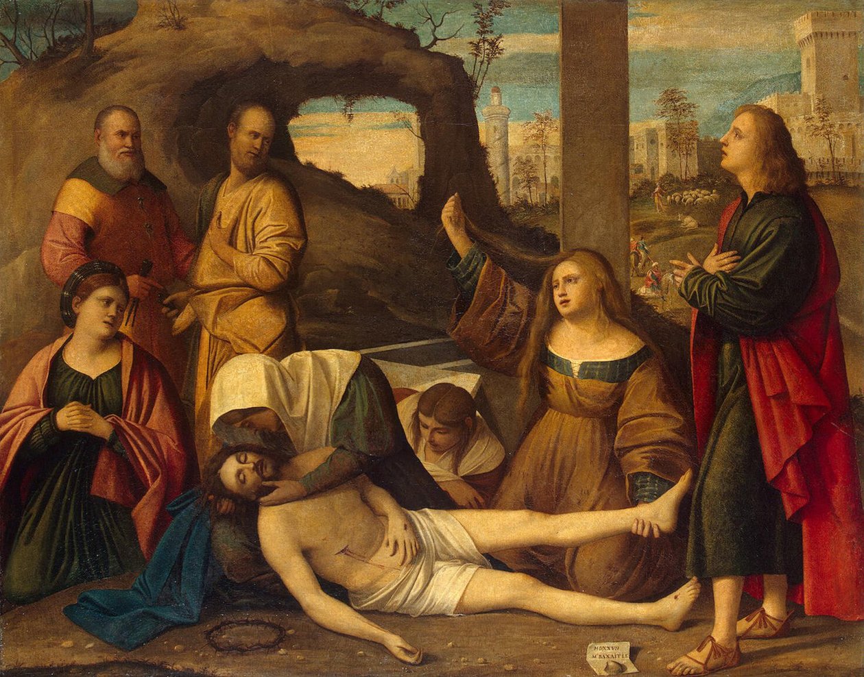 Valituslaulu Kristuksesta, 1527 tekijältä Marco Basaiti