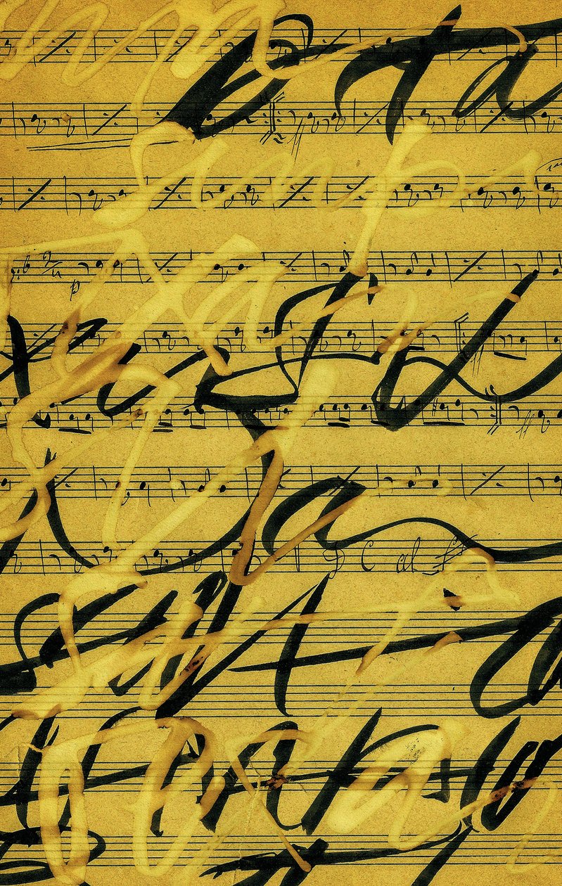 Musiikki, 2014 (muste paperille) tekijältä Marco Campedelli