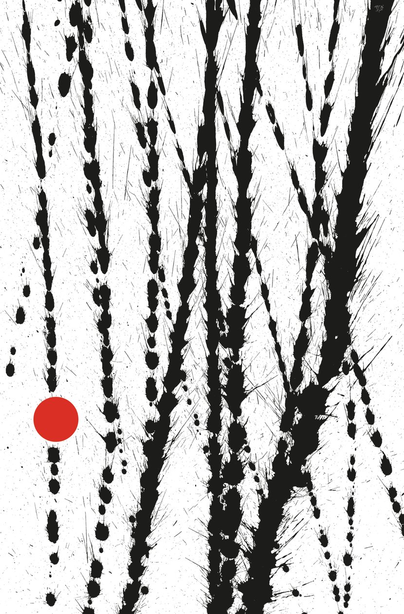 Punainen piste, 2014 (muste paperille) tekijältä Marco Campedelli