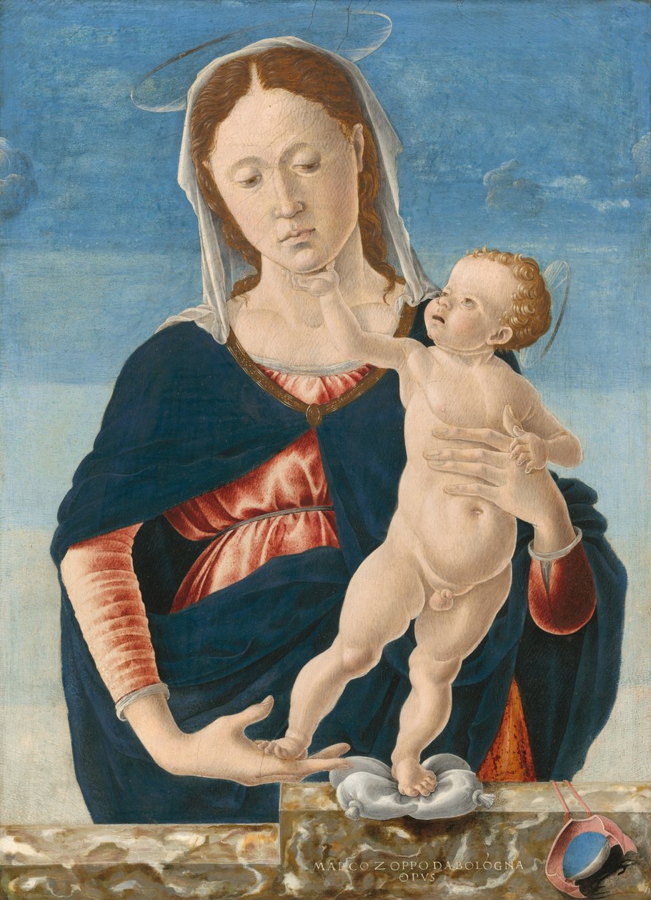 Madonna ja lapsi, n. 14671468 tekijältä Marco Zoppo