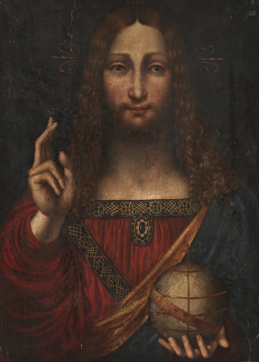 Maailman pelastaja, n. 1510-25 tekijältä Marco d Oggiono