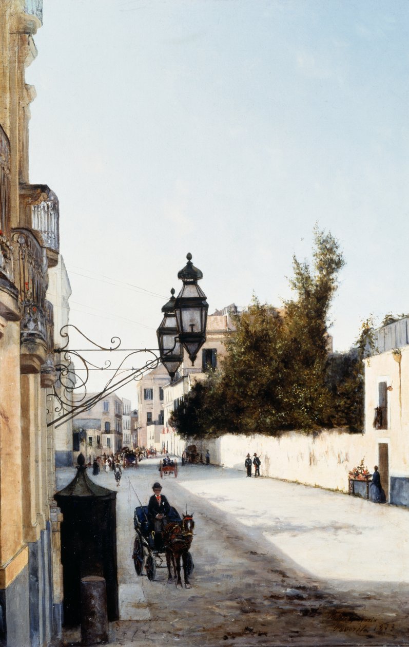 La Favorita in Portici (oli sobre tela) finlandès tekijältä Marco di Gregorio