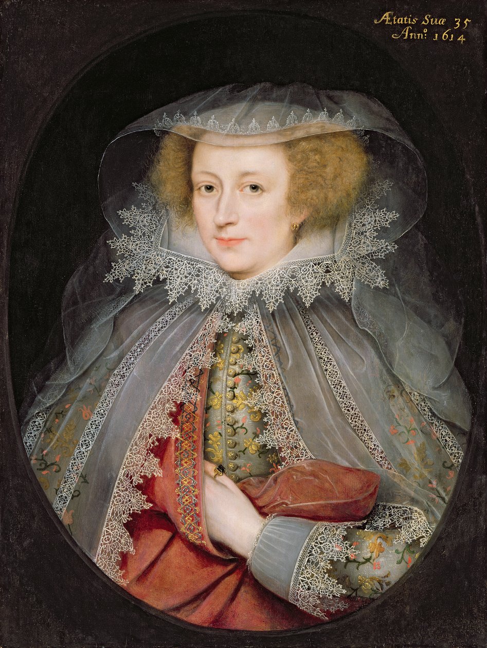 Catherine Killigrew, Lady Jermyn, 1614 tekijältä Marcus Gheeraerts