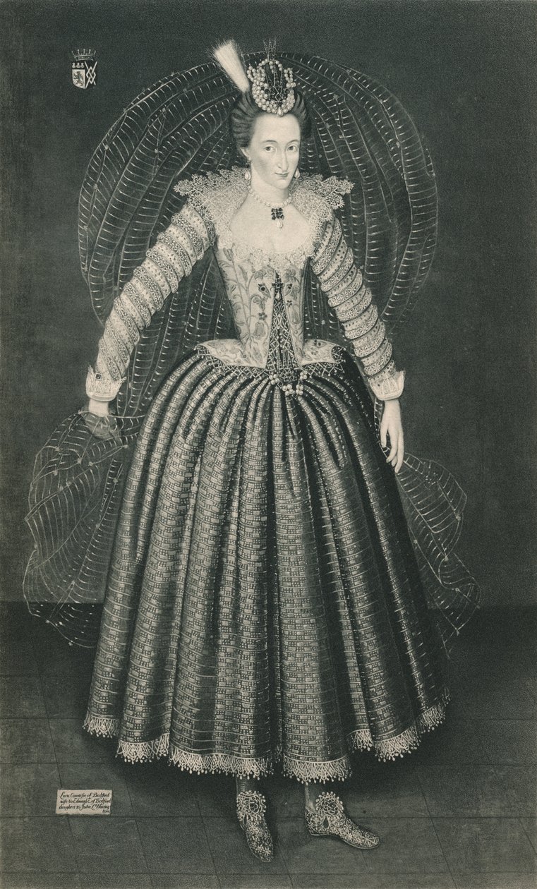 Lucy Harrington, Bedfordin kreivitär, 1500-luku 1904 tekijältä Marcus Garret Gheeraerts the Younger