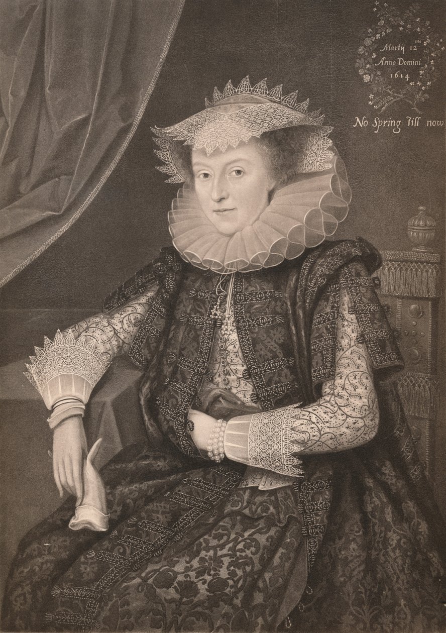 Mary Sidney, Pembroken kreivitär, 1614, 1904 tekijältä Marcus Garret Gheeraerts the Younger