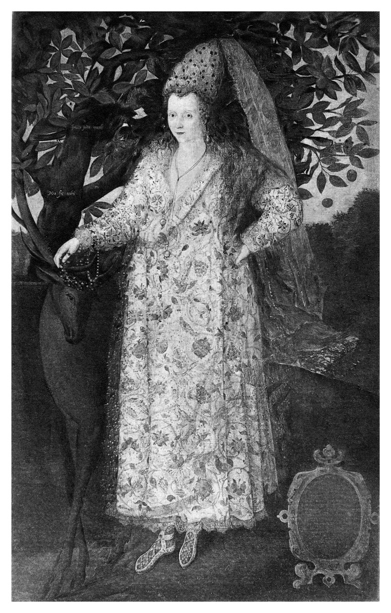 Naisen muotokuva, 1590-luku, 1896. tekijältä Marcus Garret Gheeraerts the Younger