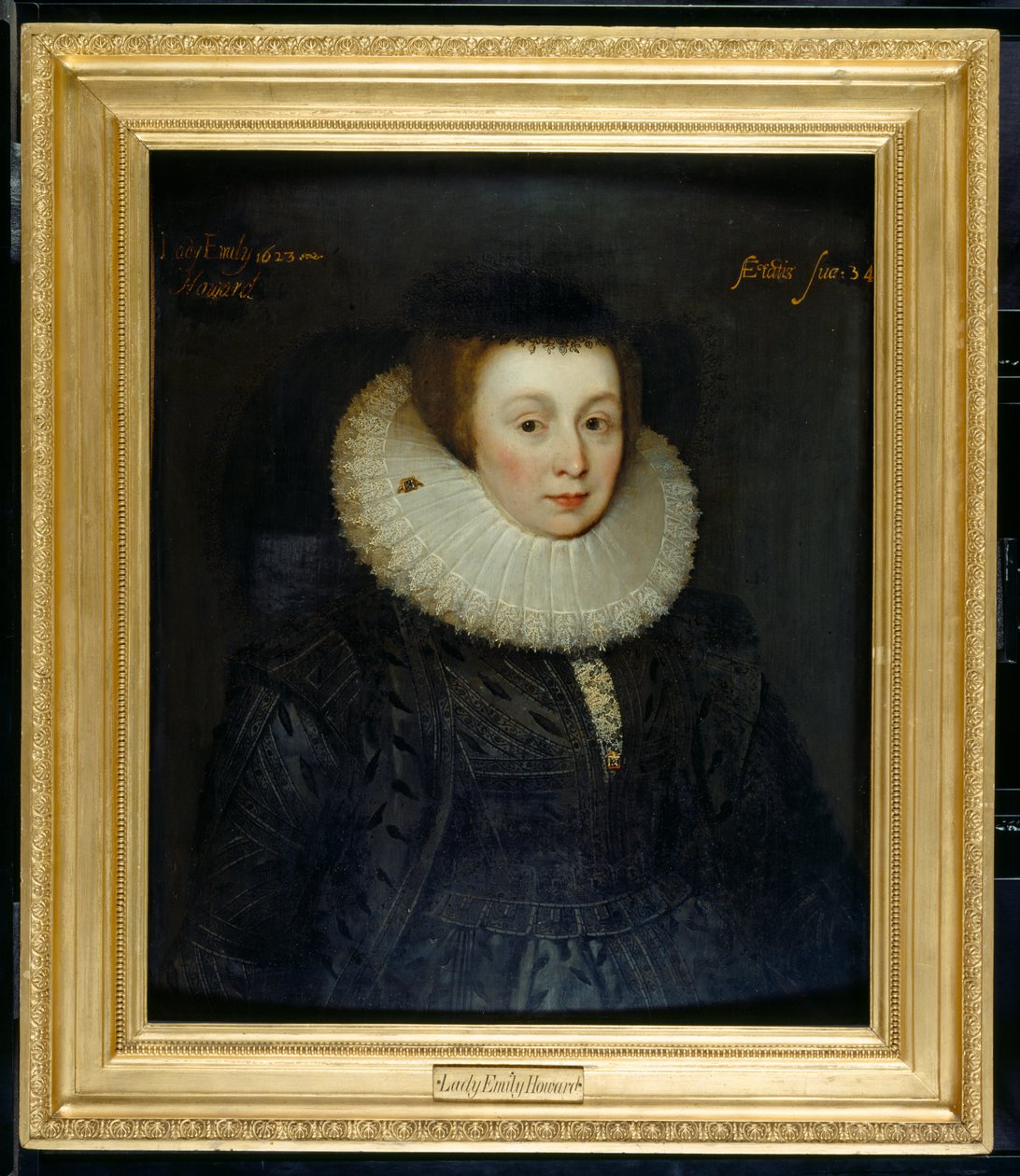Lady Emily Howard tekijältä Marcus Gheeraerts
