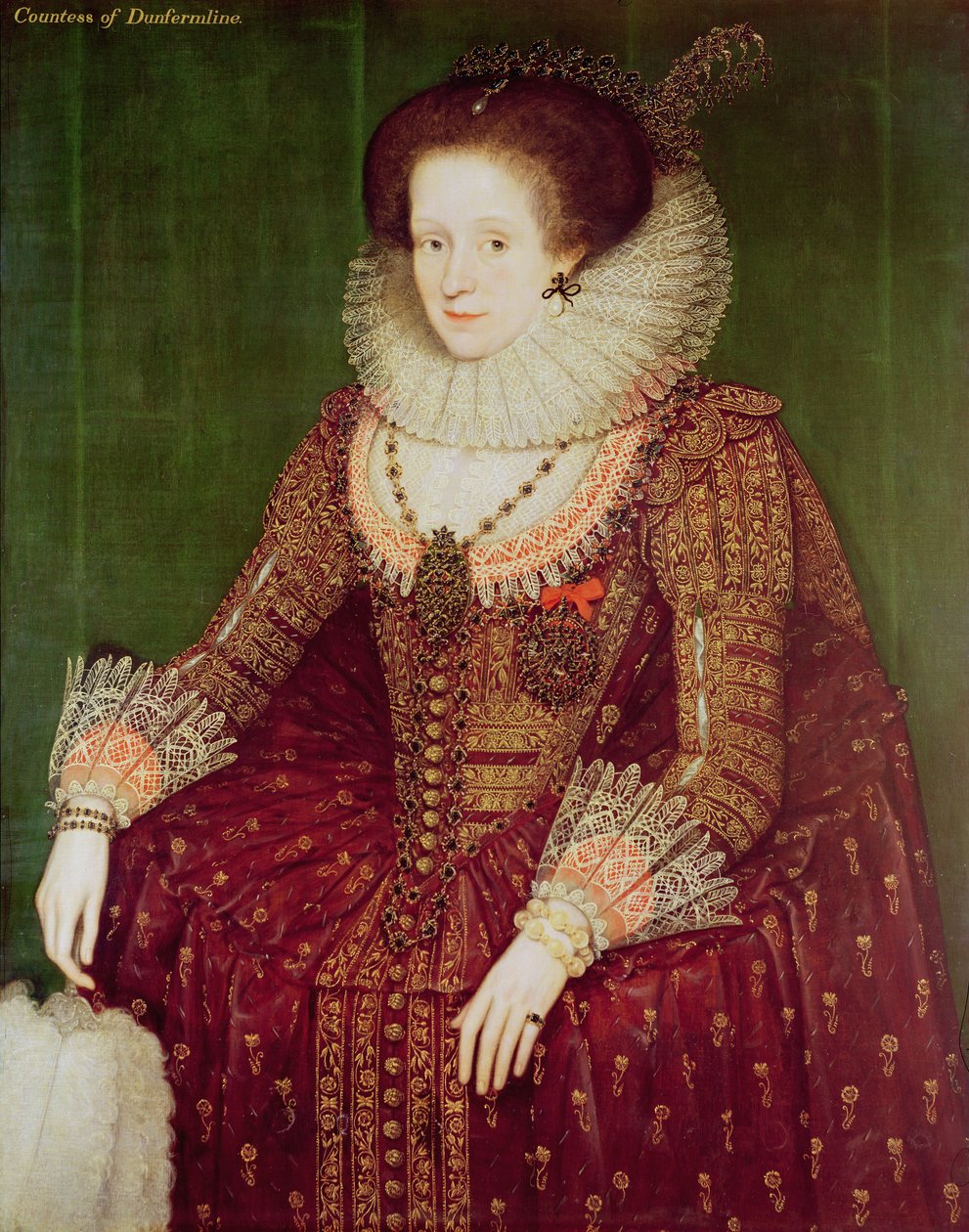 Margaret Hay, Dunfermlinen kreivitär tekijältä Marcus Gheeraerts