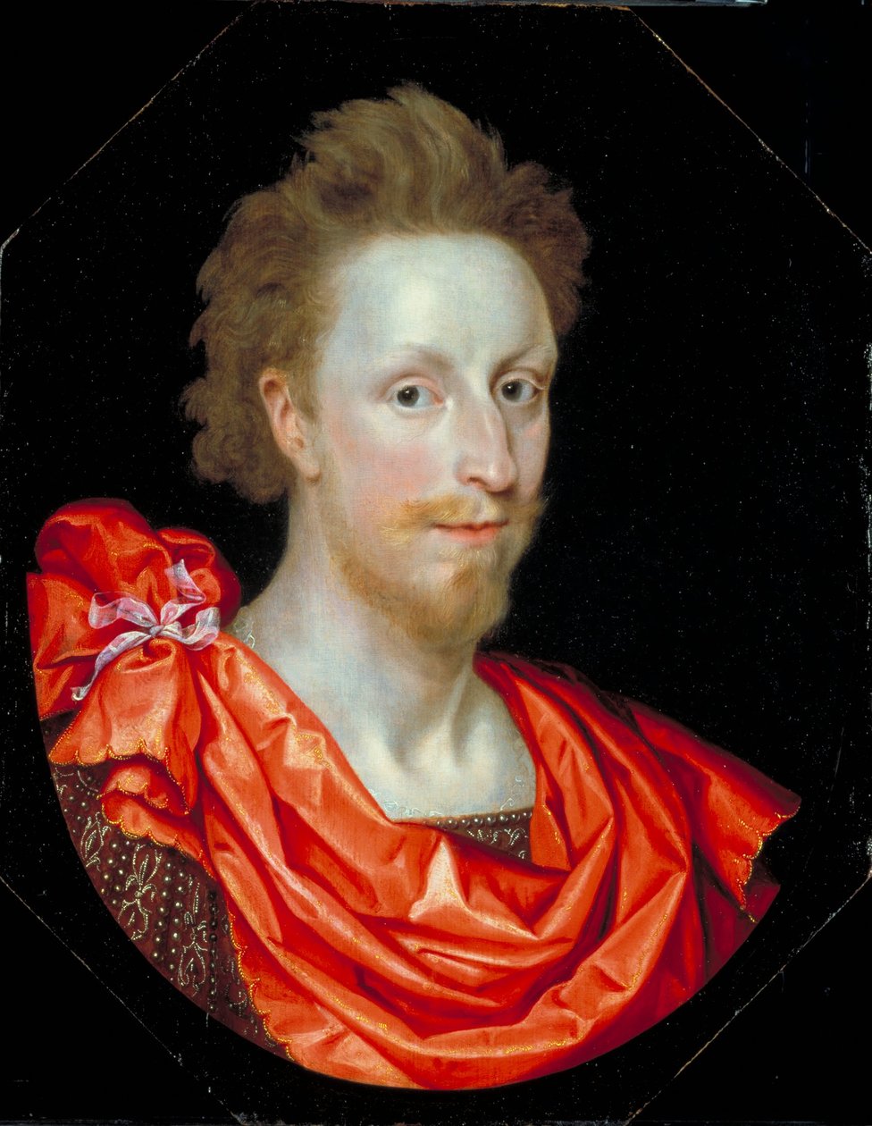Muotokuva klassiseen asuun pukeutuneesta miehestä, mahdollisesti Philip Herbert, Pembroken 4. jaarli (Pembroke) tekijältä Marcus Gheeraerts the Younger
