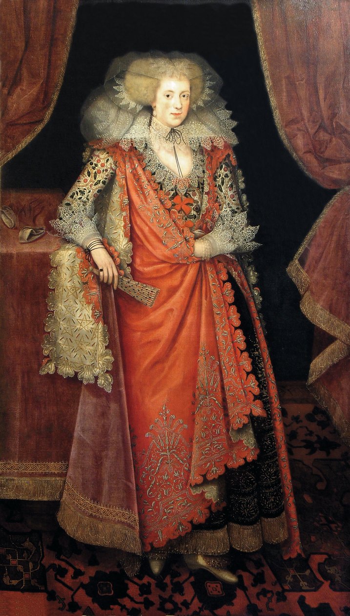 Rutlandin kreivitär Frances Knyvett tekijältä Marcus Garret Gheeraerts the Younger