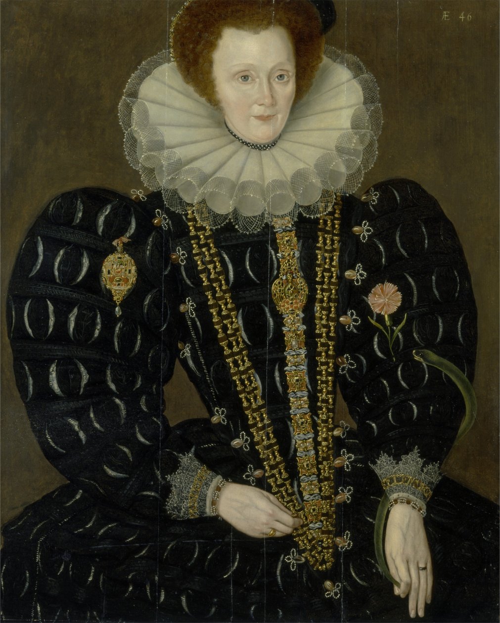 Lady Elizabeth Knightleyn muotokuva tekijältä Marcus the Younger Gheeraerts