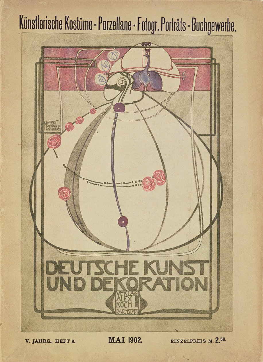 Saksalainen taide ja sisustus, toukokuu 1902 tekijältä Margaret MacDonald Mackintosh