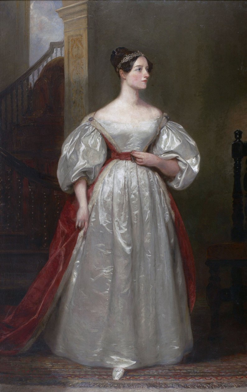 Muotokuva Ada Lovelace (1815-1852) tekijältä Margaret Sarah Carpenter