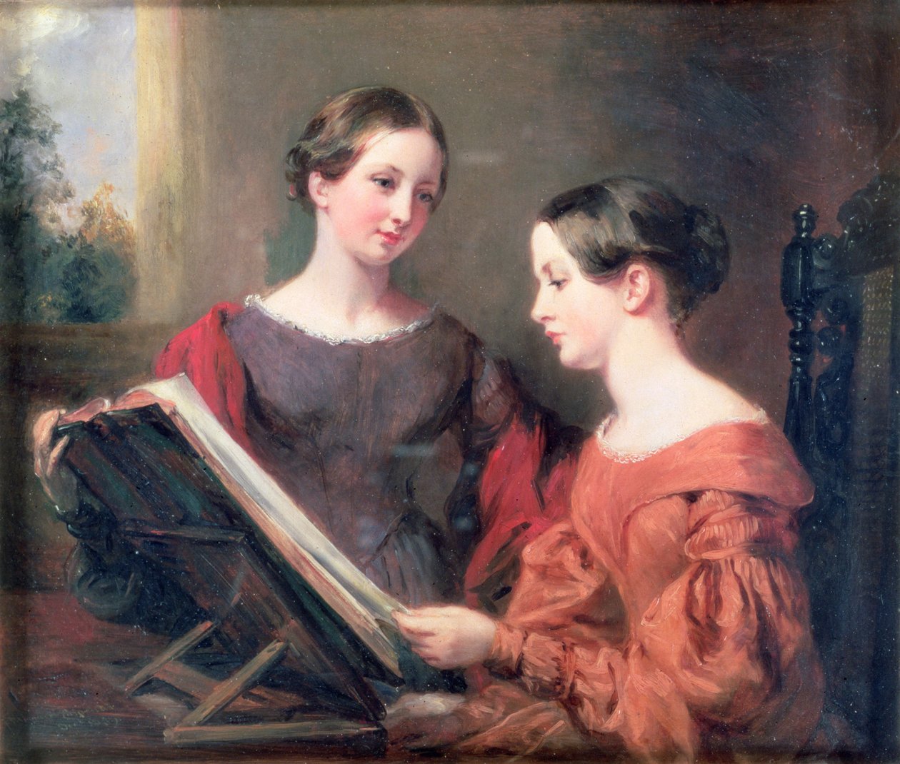 Sisaret, 1839 tekijältä Margaret Sarah Carpenter