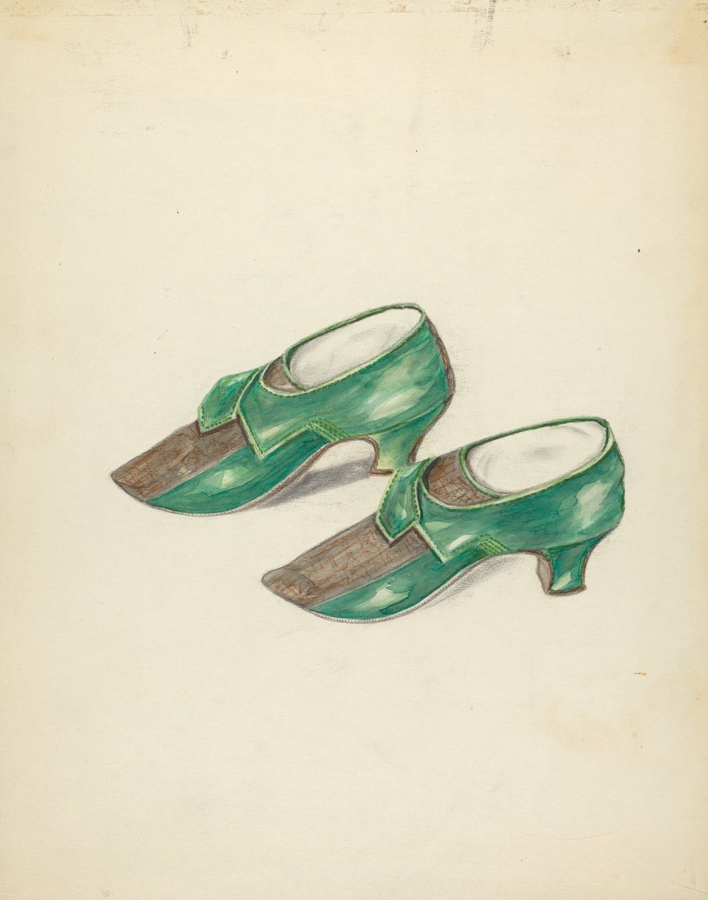 Naisten kengät, c. 1940. tekijältä Margaret Concha