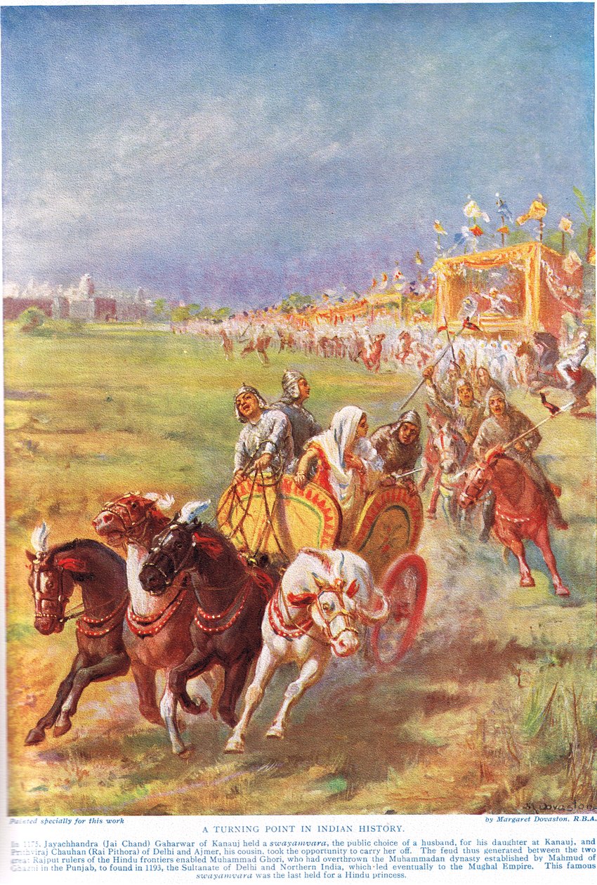 A Turning Point in Indian History, kuvitus teoksesta 