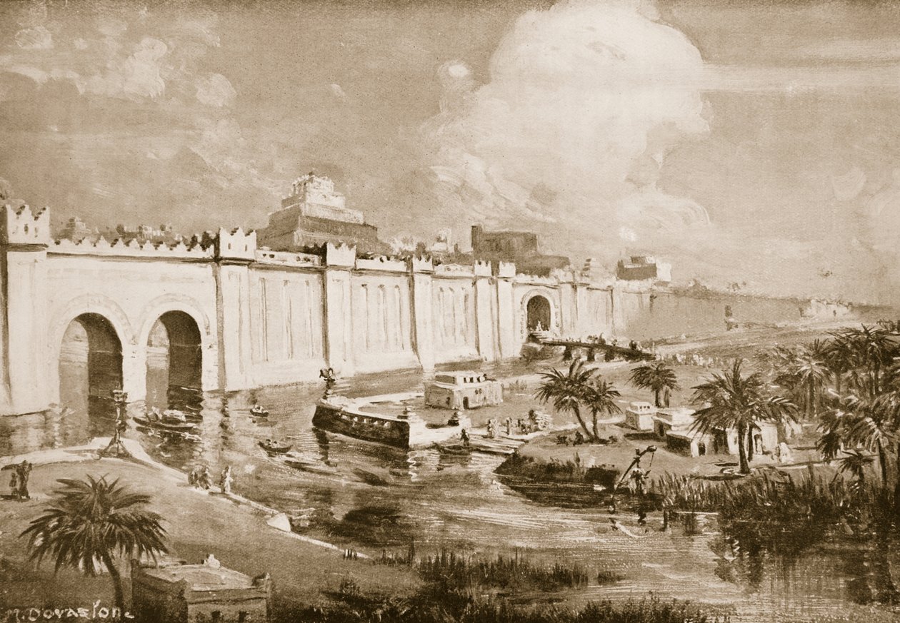Babylon Restored, kuvitus teoksesta 