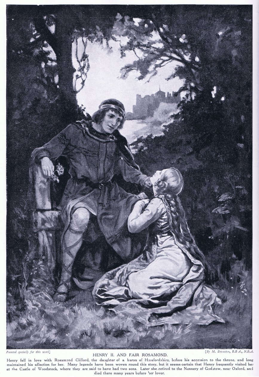 Henrik II ja kaunis Rosamund tekijältä Margaret Dovaston