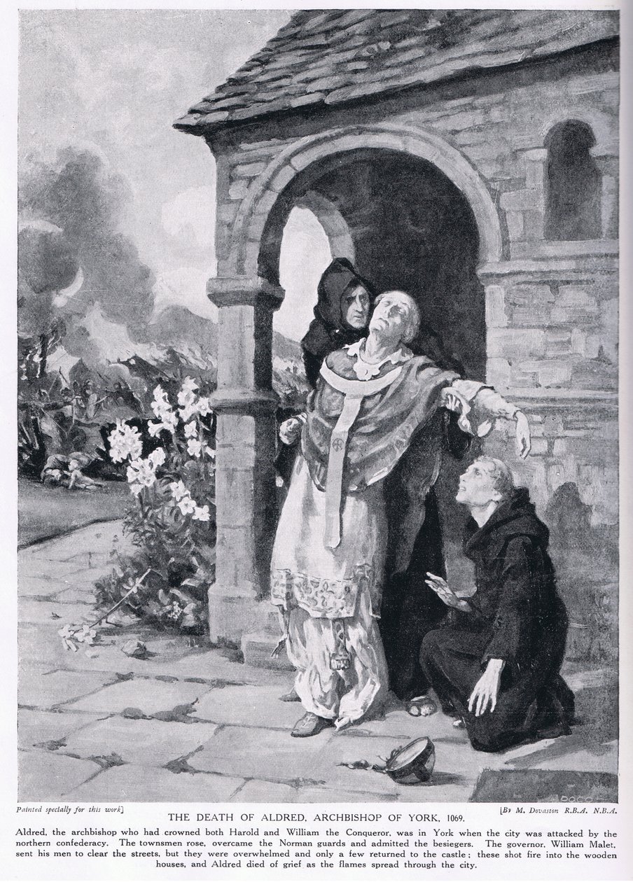 Yorkin arkkipiispan Aldredin kuolema 1069 jKr. tekijältä Margaret Dovaston