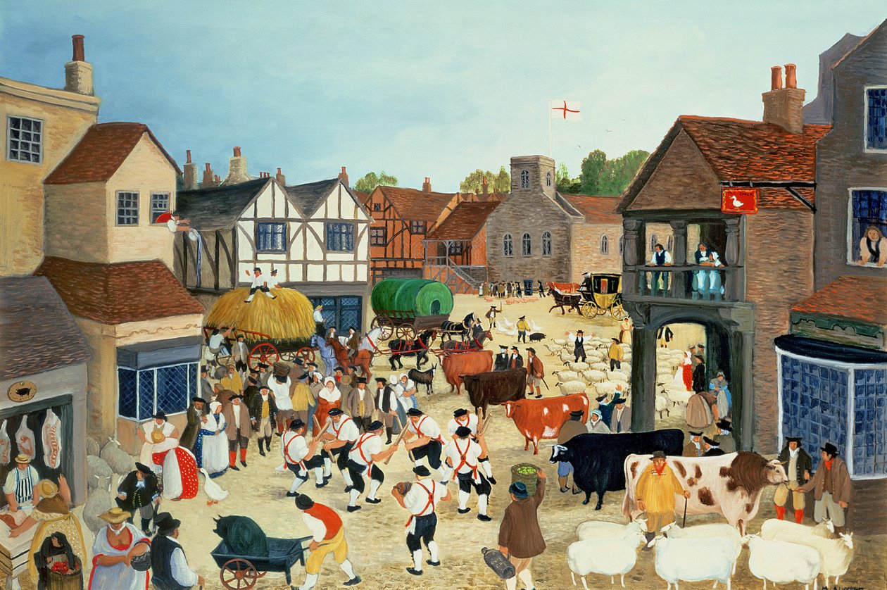 1700-luvun Mayfairin karjatori tekijältä Margaret Loxton