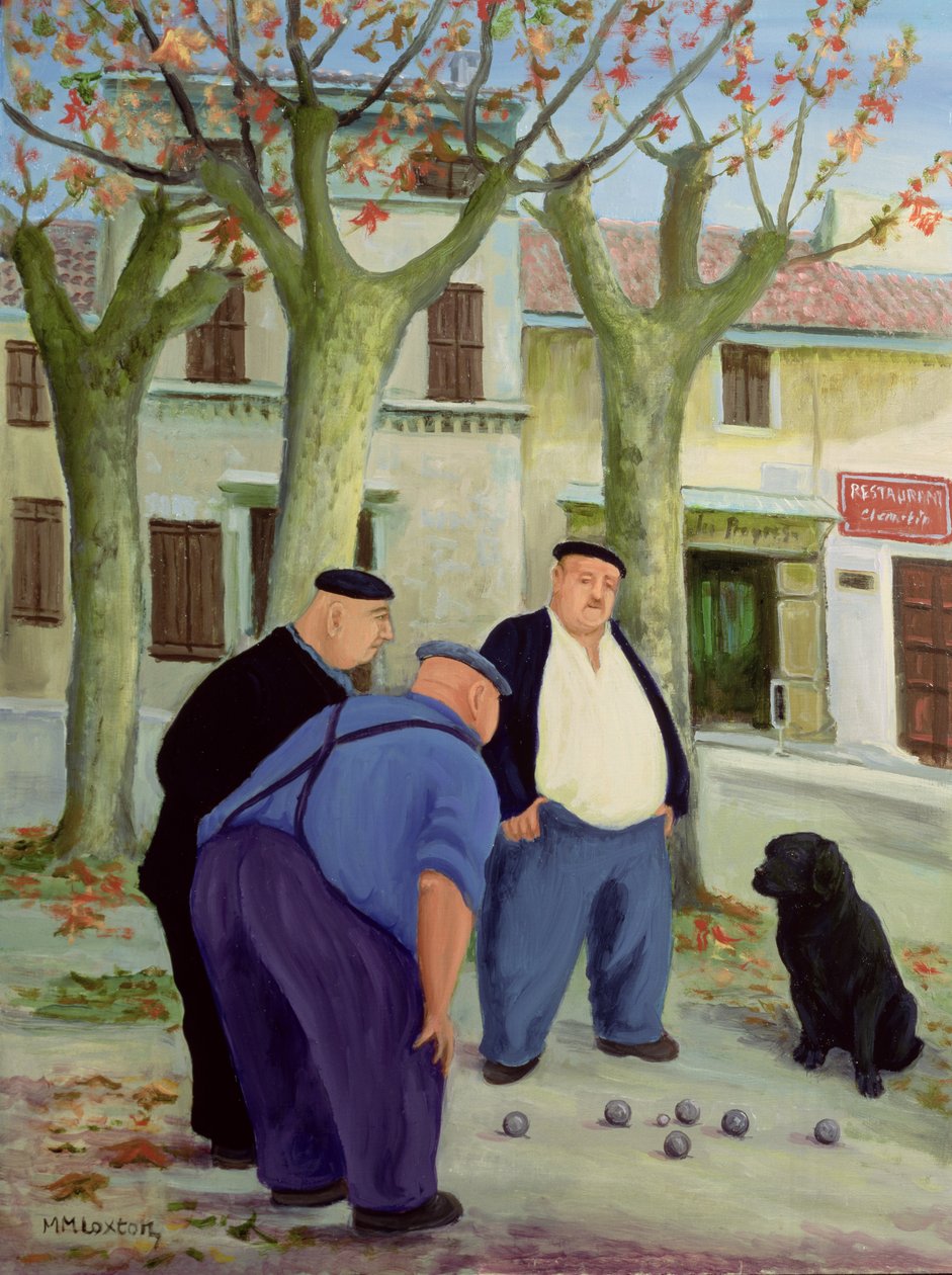 Bocle Players (öljy kankaalle) tekijältä Margaret Loxton