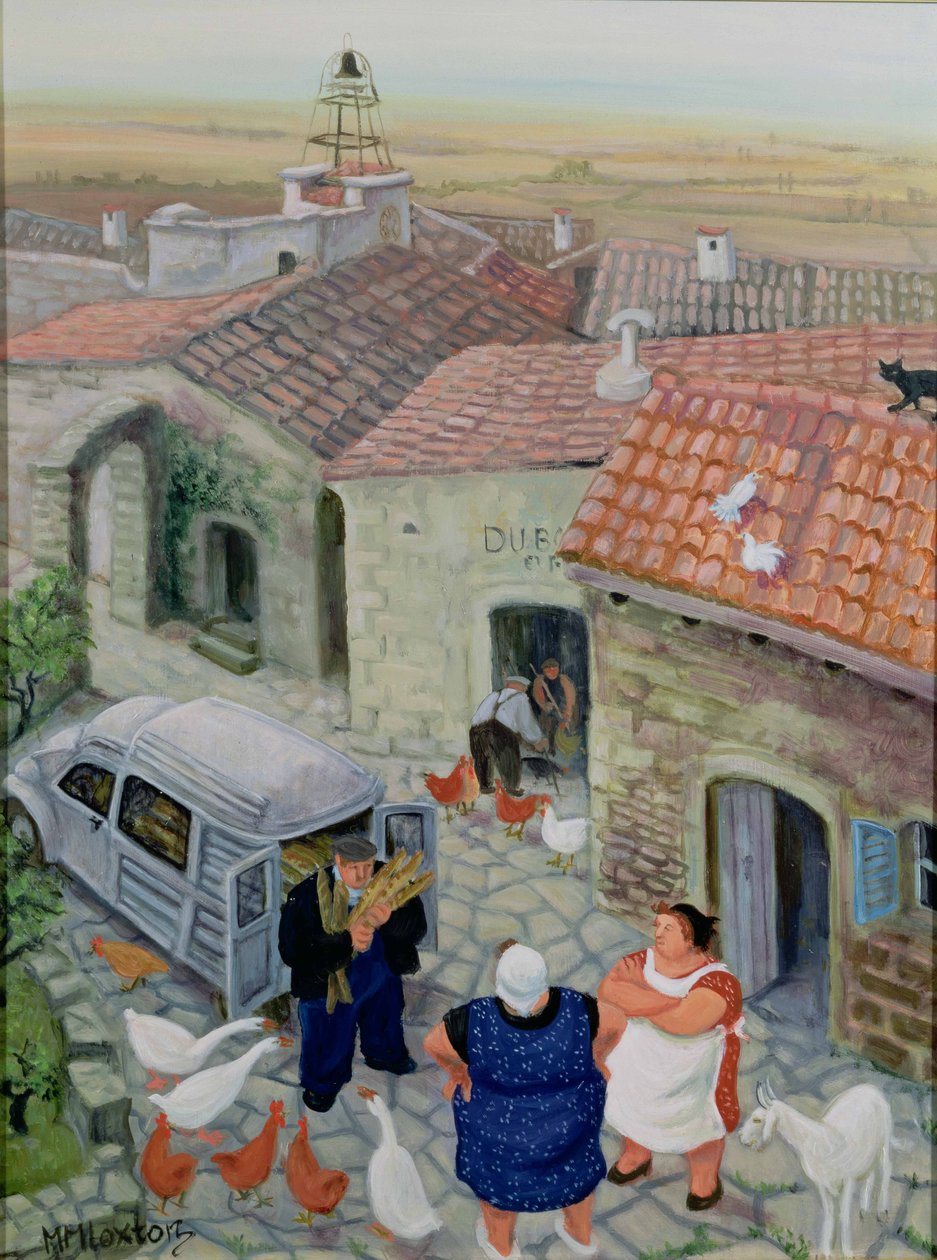 Le Boulanger (öljy kankaalle) tekijältä Margaret Loxton