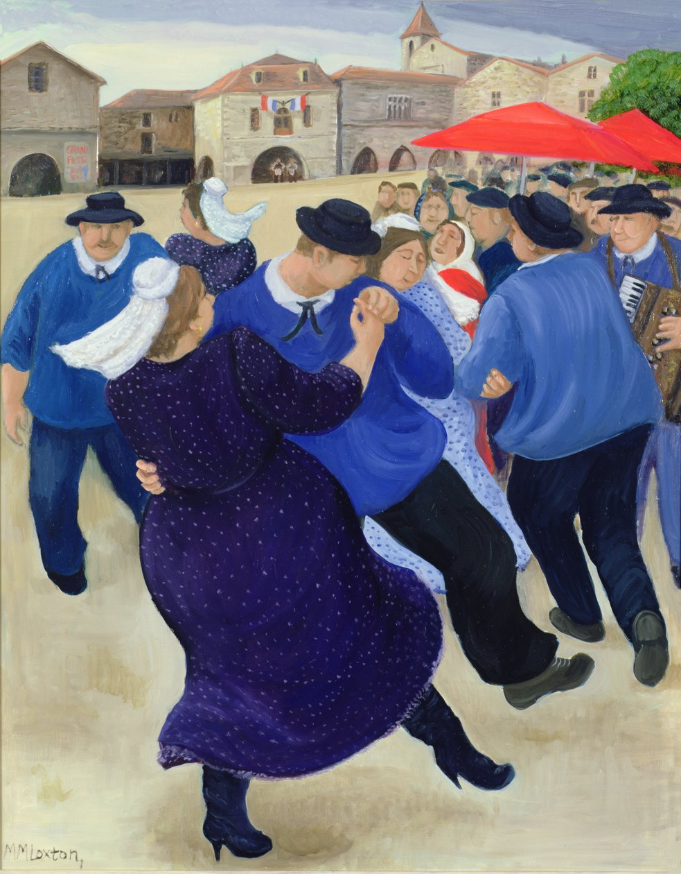 Village Fete, Burgundia tekijältä Margaret Loxton