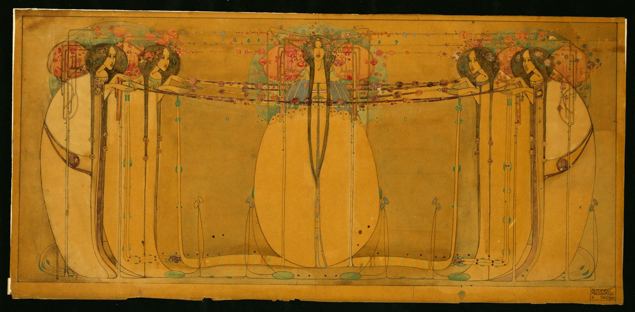 Toukokuun kuningatar tekijältä Margaret MacDonald Mackintosh