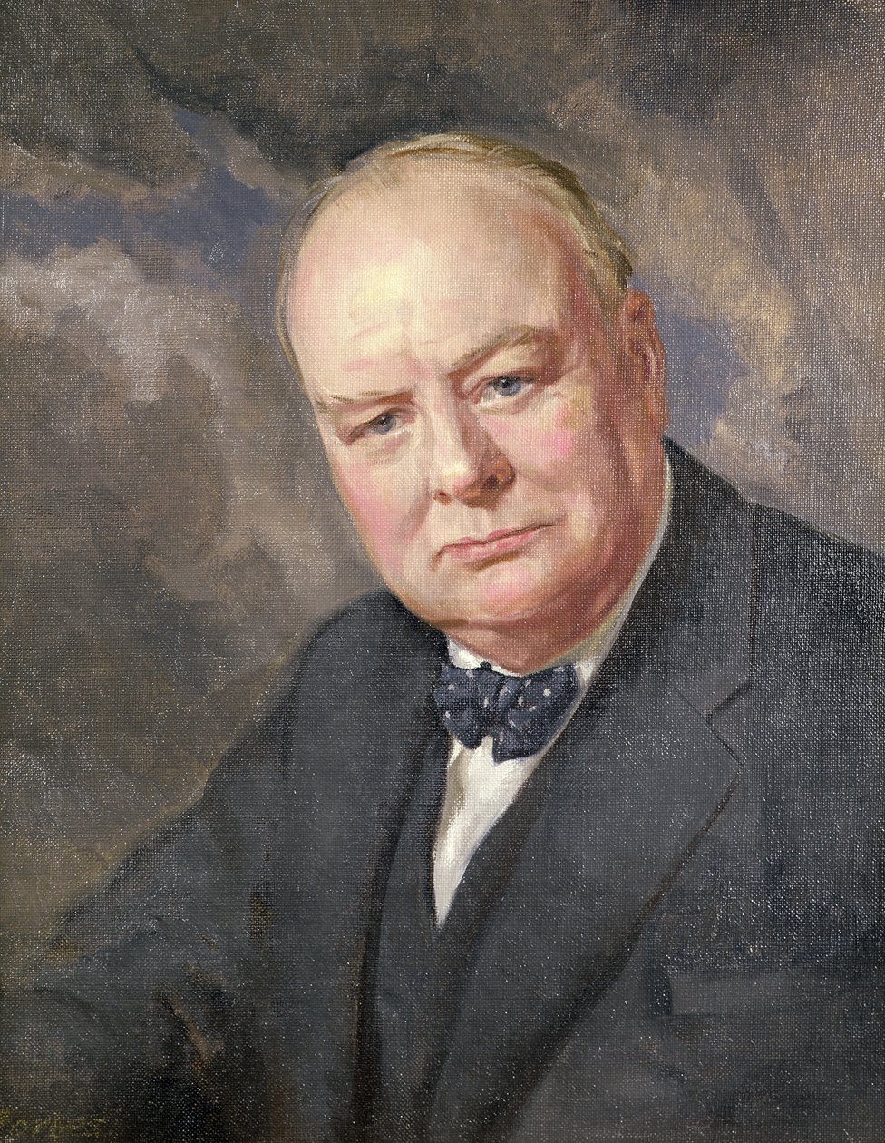 Winston Churchillin muotokuva tekijältä Margery Forbes