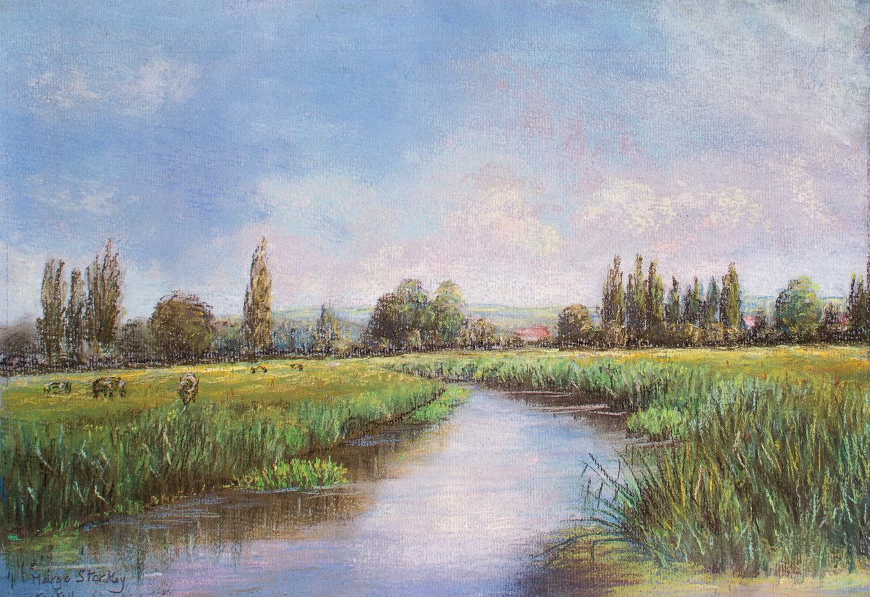 The Moor, Cookham, 2000 (pastelli) tekijältä Margo Starkey