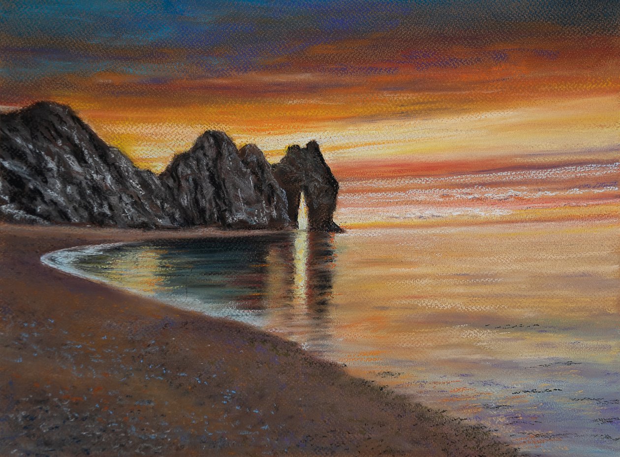 Durdlen ovi. Dorset, 2020 (pastelli) tekijältä Margo Starkey