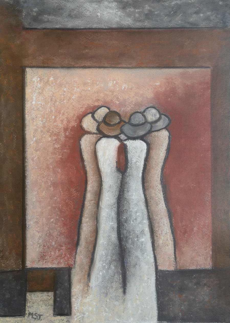 Whispering Ladies, 2020 (pastelli) tekijältä Margo Starkey