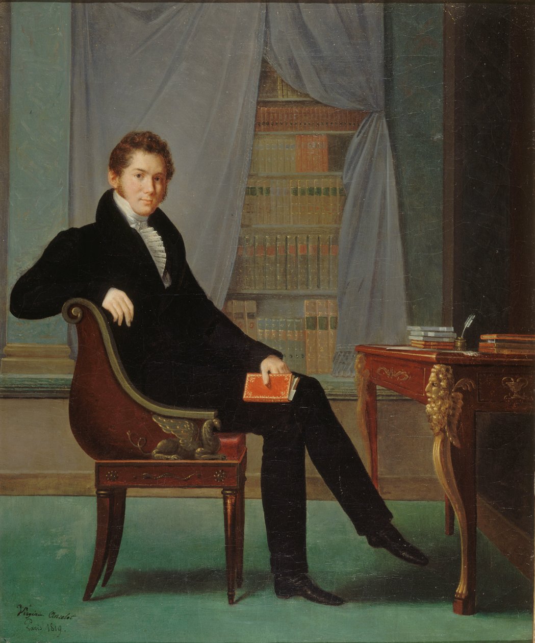 Jacques-François Ancelotin muotokuva 1794-1854, 1819. tekijältä Marguerite Louise Virginie Ancelot