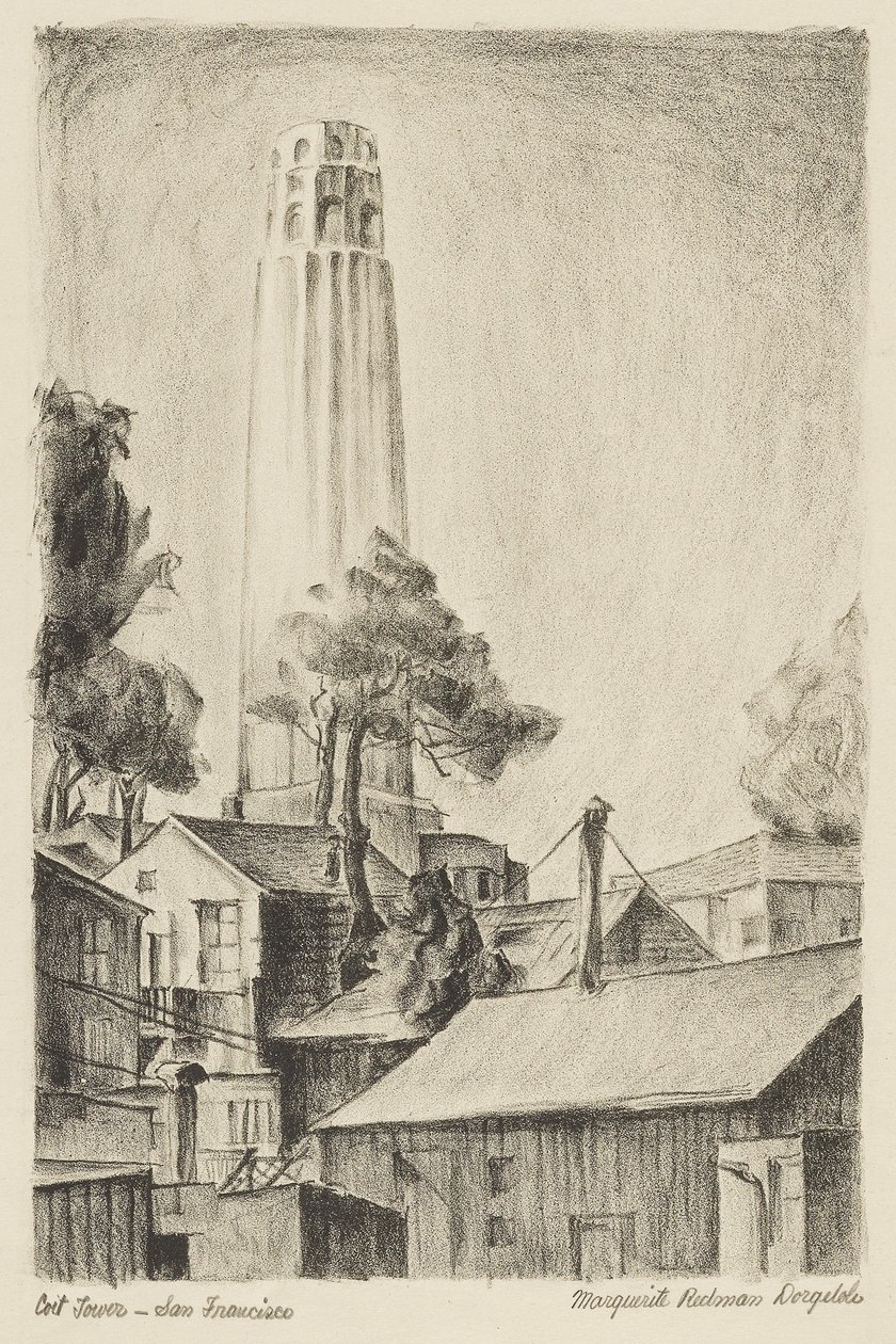 Coit Tower, San Francisco tekijältä Marguerite Redman Dorgeloh