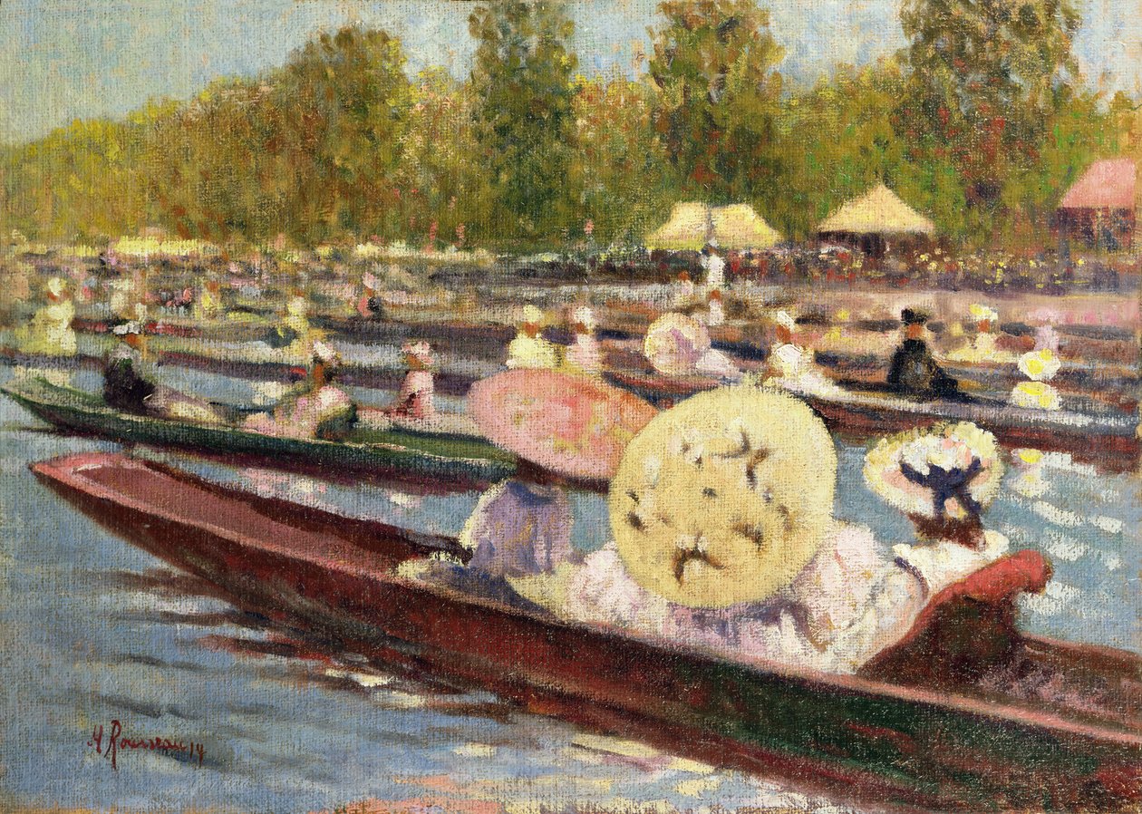 Regatta (öljy kankaalle) tekijältä Marguerite Rousseau