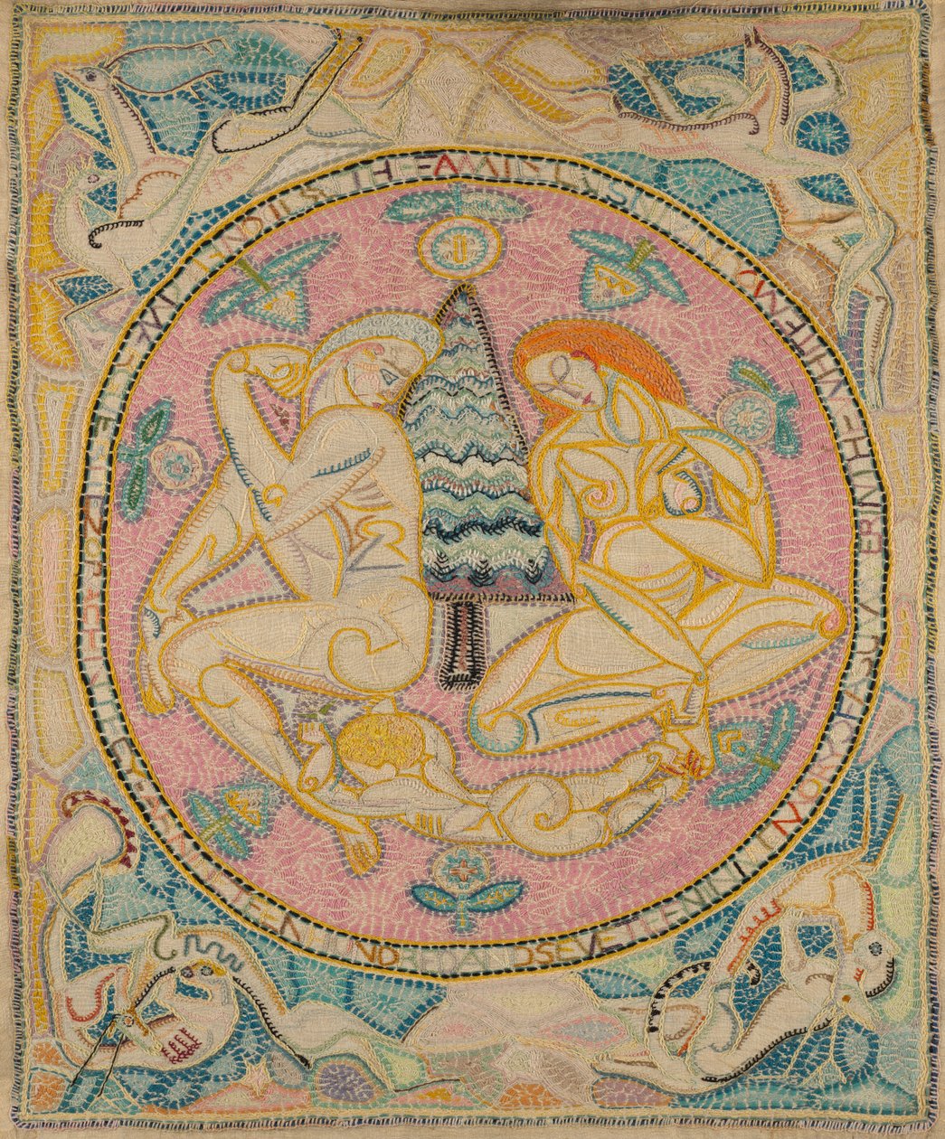 Perhe (valkoisten vuorten kesän muistoksi) tekijältä Marguerite Zorach