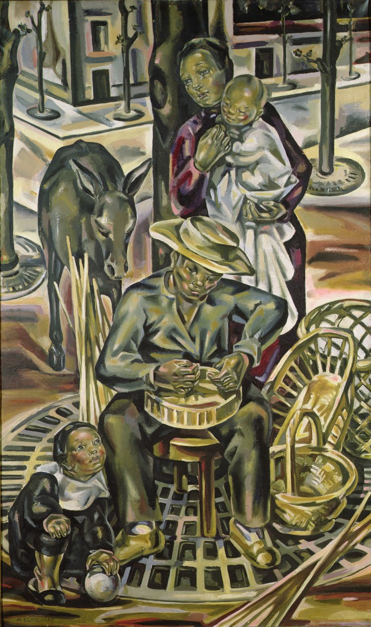 Korintekijä, noin 1925 tekijältä Maria Blanchard