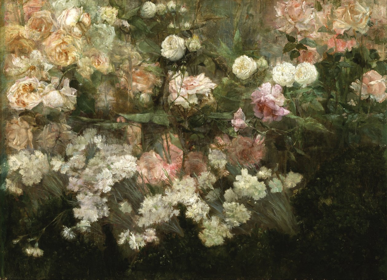 Puutarha toukokuussa tekijältä Maria Oakey Dewing