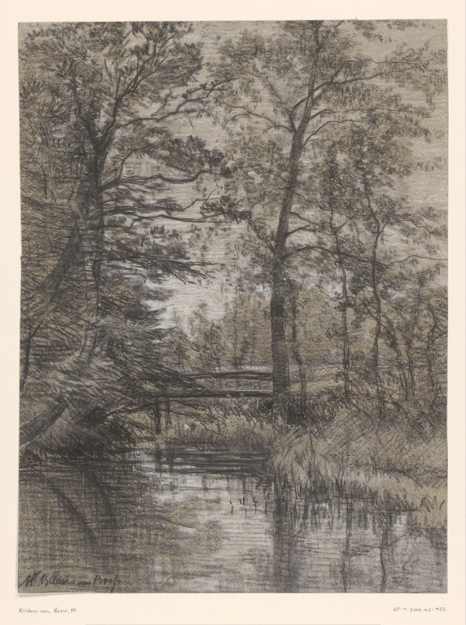 Lampi metsässä tekijältä Maria Bilders van Bosse (signed by artist)