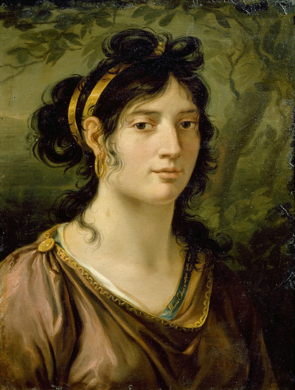 Maria Callanin (1778-1803) omakuva. tekijältä Maria Callani
