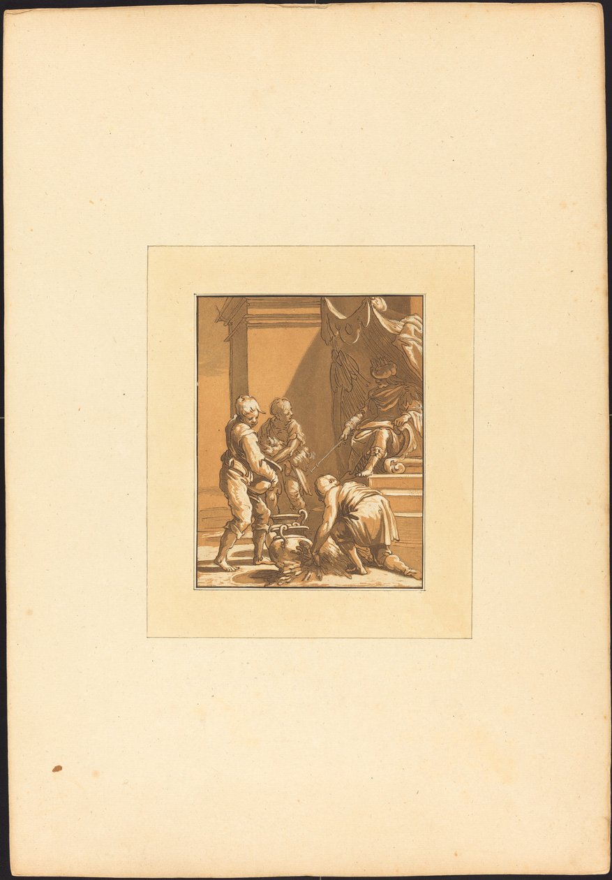 Roomalainen uhri tekijältä Maria Catharina Prestel after Abraham Bloemaert