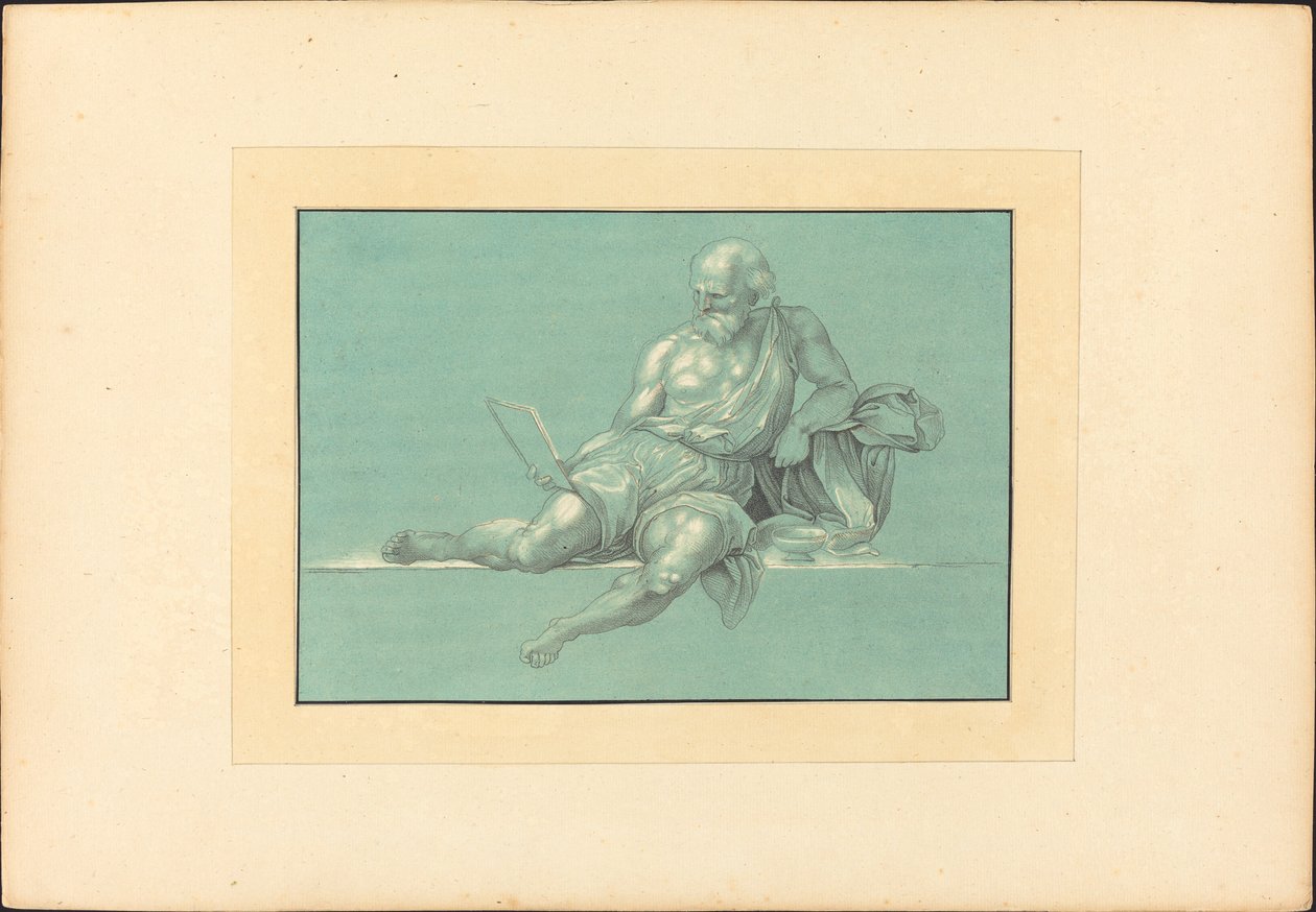 Diogenes tekijältä Maria Catharina Prestel after Giorgio Vasari after Raphael