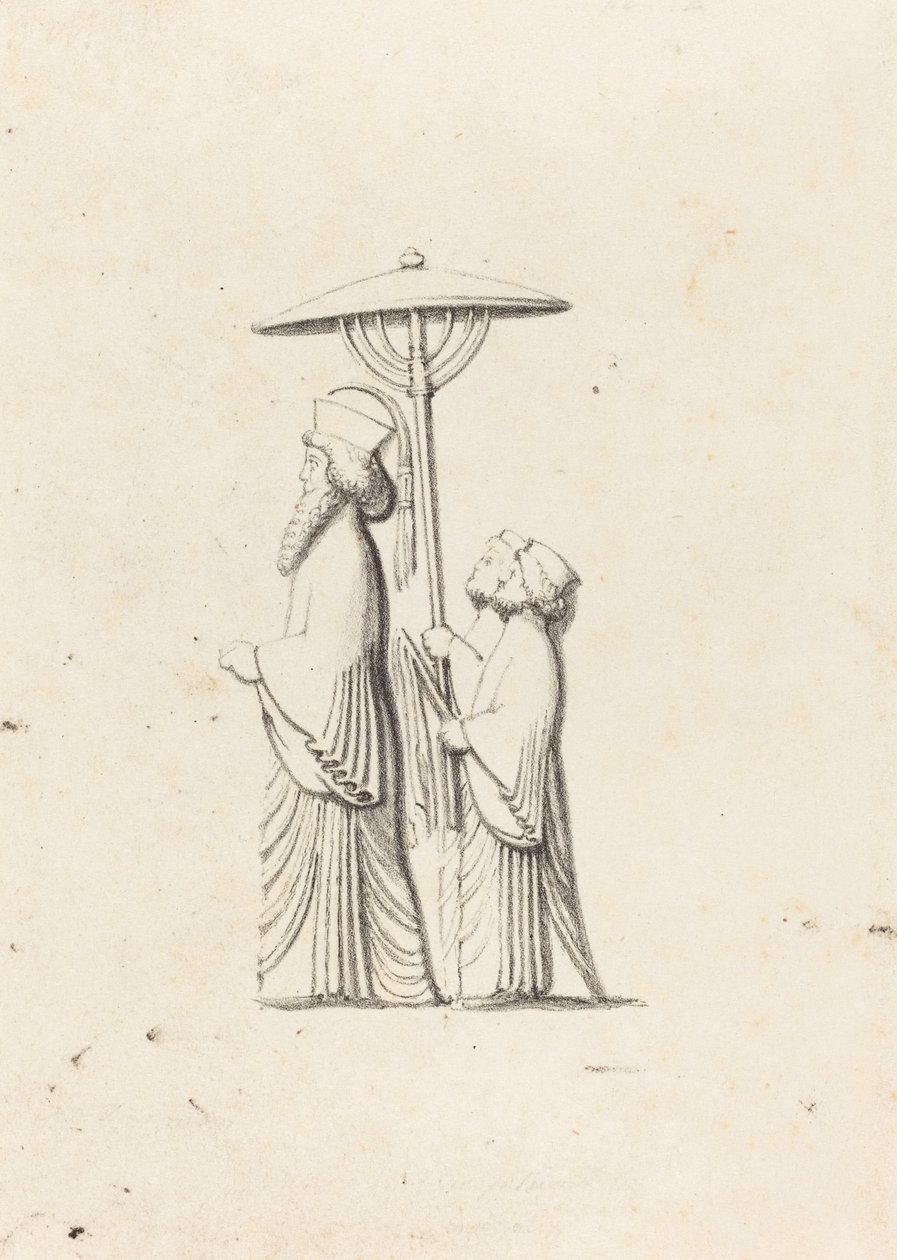 Veistos Persepoliksessa, Le Bruynin matkat tekijältä Maria Denman after John Flaxman
