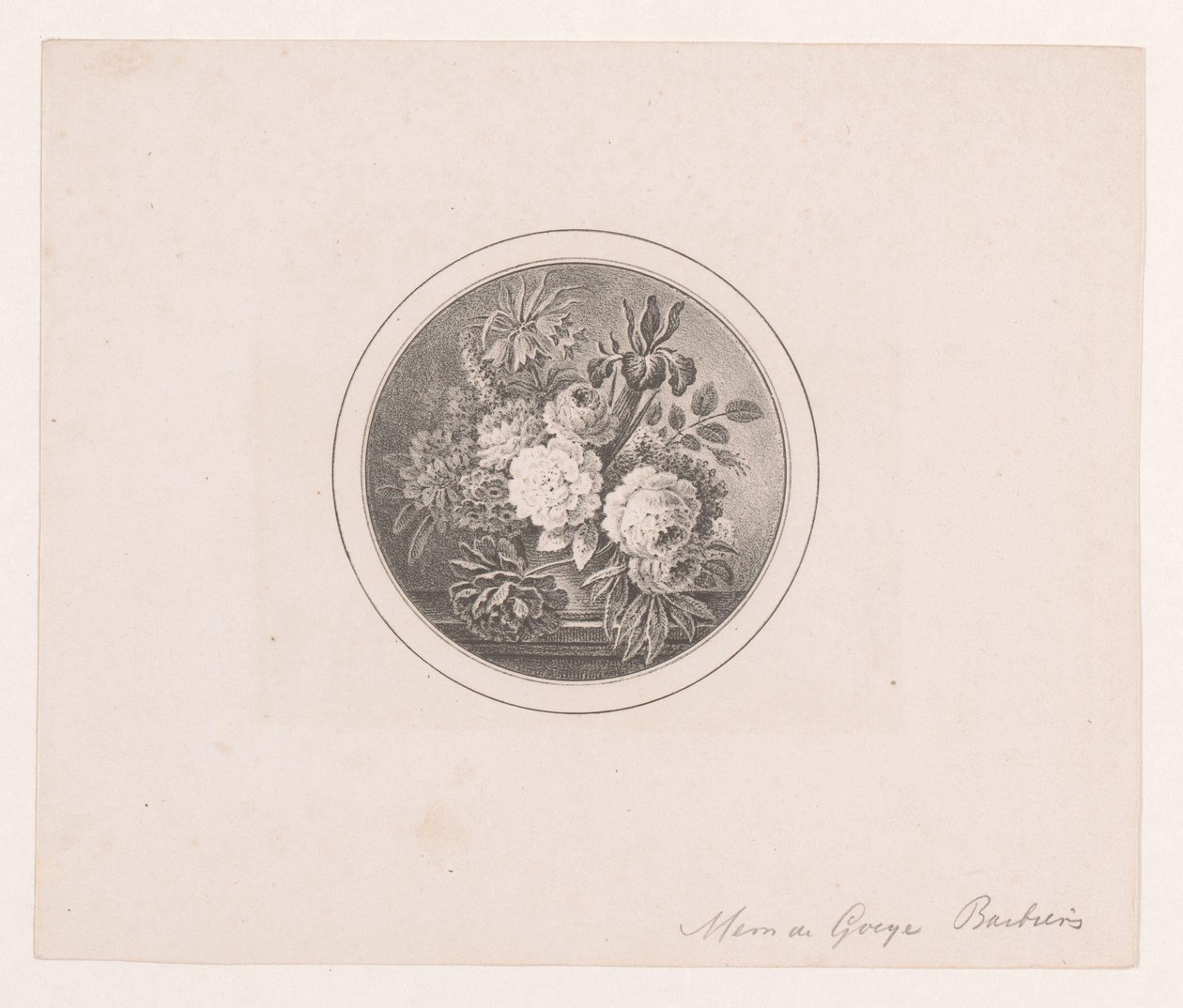 Kukkia maljakossa tekijältä Maria Geertruida de Goeje Barbiers (attributed to)