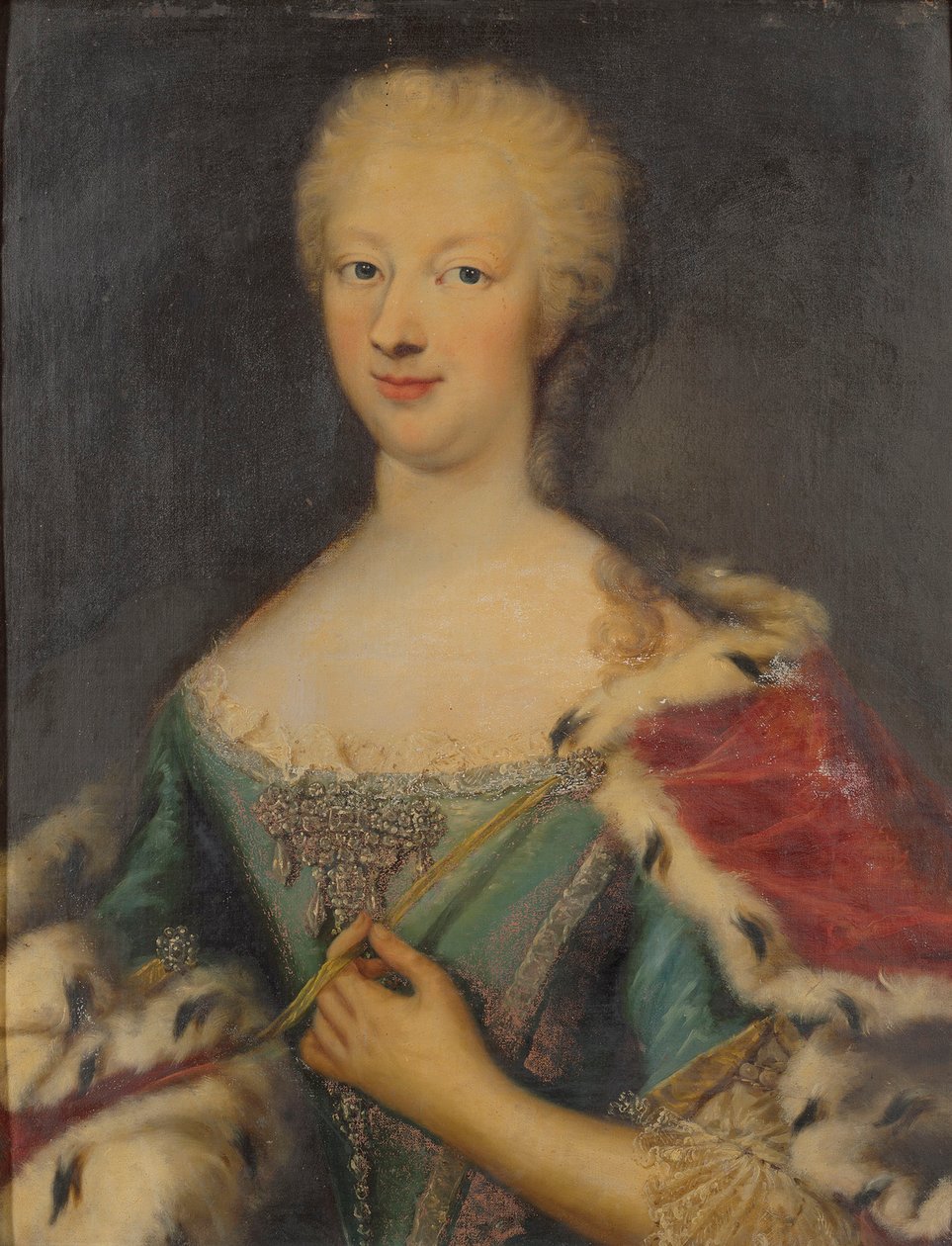Hessen-Rotenburgin Polyxena 1706-1735, Sardinian kuningatar, 1700-luvun ensimmäinen kolmas. tekijältä Maria Giovanna Clementi
